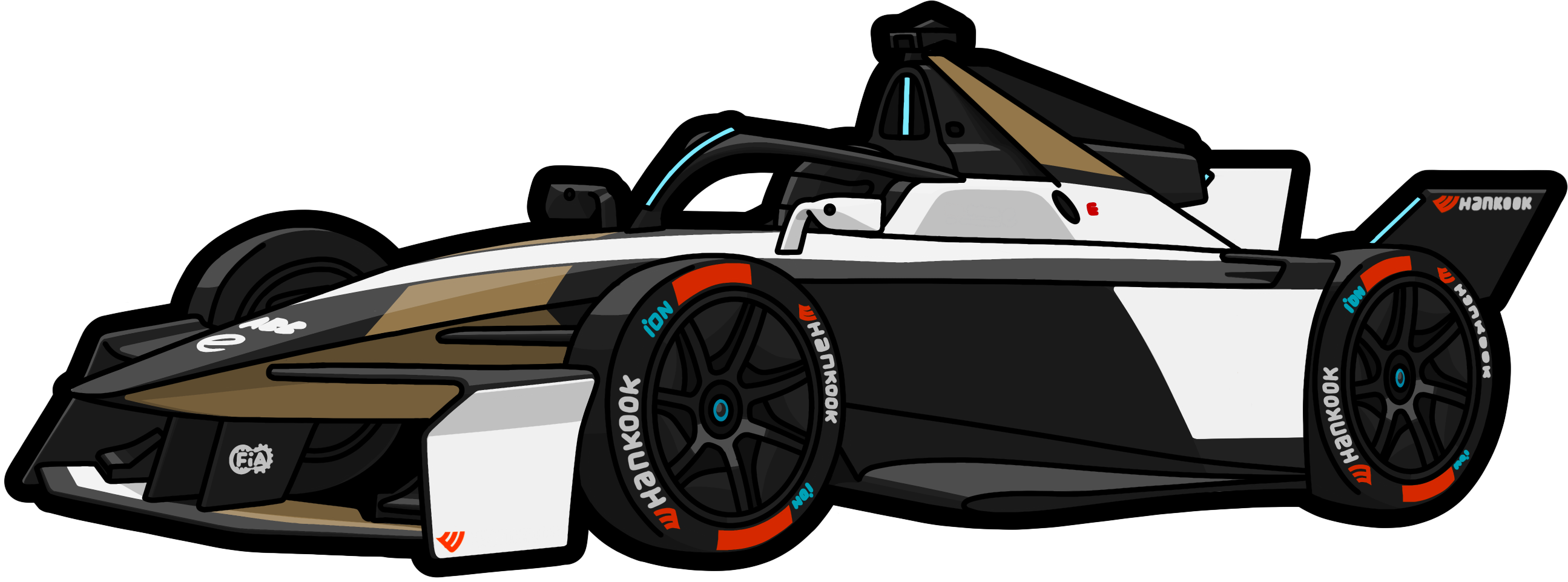 Jaguar TCS Racing イラスト